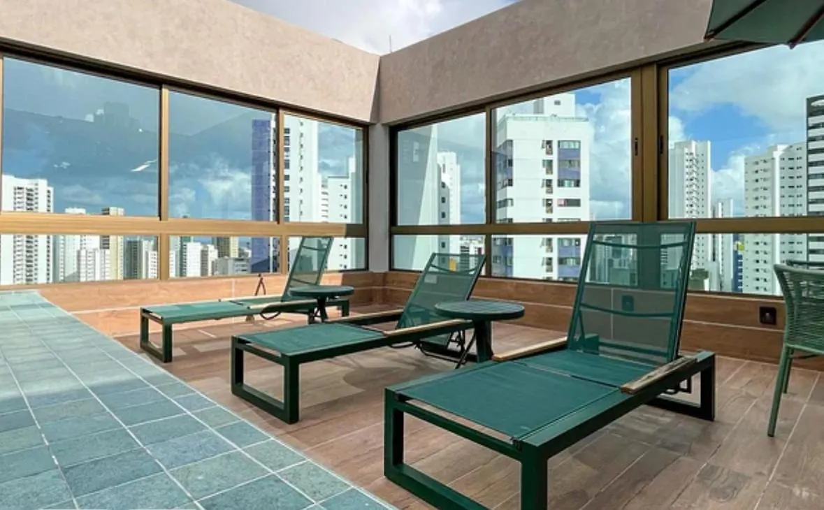 Flat Em Boa Viagem Ap 1007 - Rooftop470 Recife 0*,