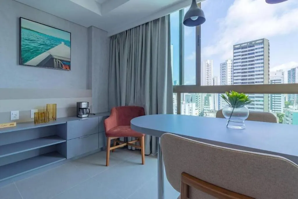 Flat Em Boa Viagem Ap 1007 - Rooftop470 Recife 0*,