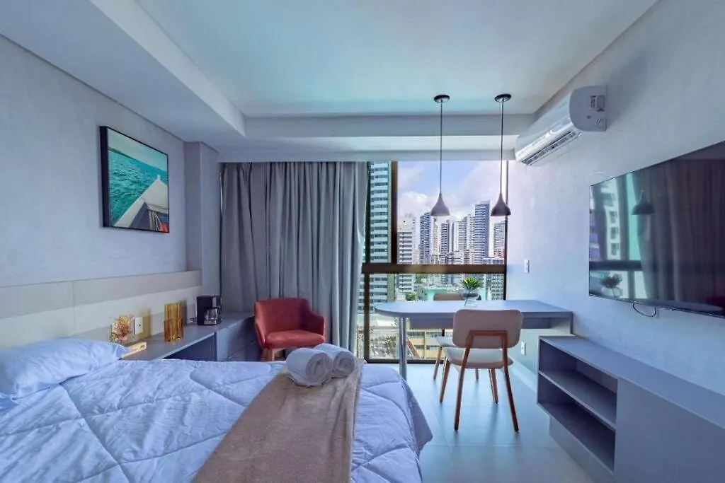 Flat Em Boa Viagem Ap 1007 - Rooftop470 Recife Apartment